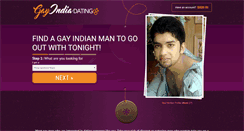 Desktop Screenshot of gayindiadating.com